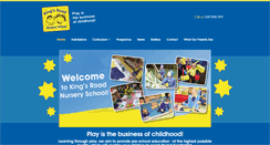 Desktop Screenshot of kingsroadnurseryschool.org.uk